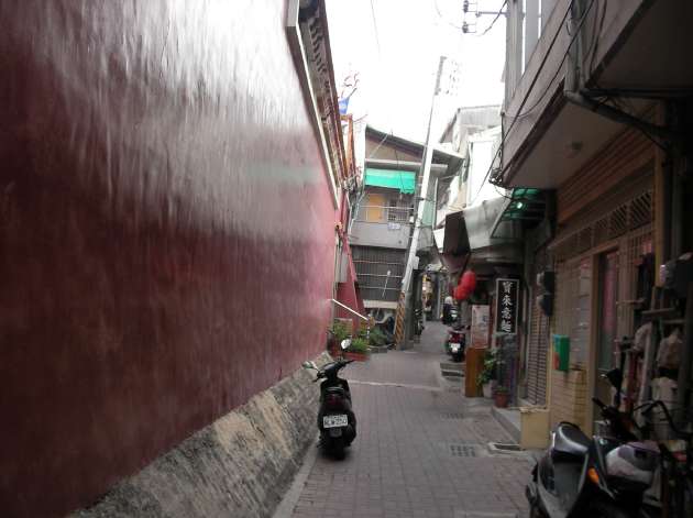 大天后宮へとつながる狭い路地