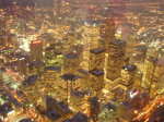 トロントの高層ビル群の夜景　その2