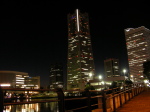 運河パーク周辺から撮影した夜景