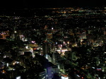 横浜スタジアム方面の夜景