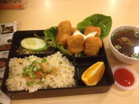 注文したBreaded Chicken