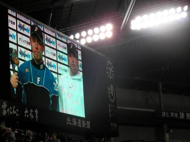 先発の糸数投手と満塁のピンチを無失点で切り抜けた金森選手のヒーローインタビュー