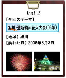 旭川・道新納涼花火大会（06年）