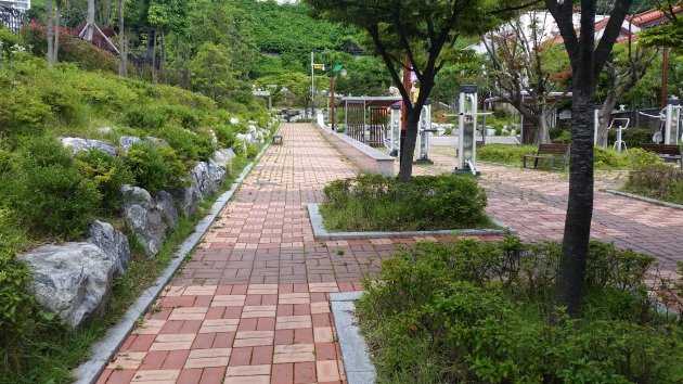 ハヌル児童公園内の풍경