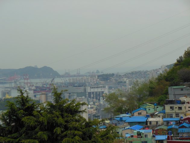 南浦洞方面の風景