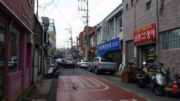 大新ミシン街の風景