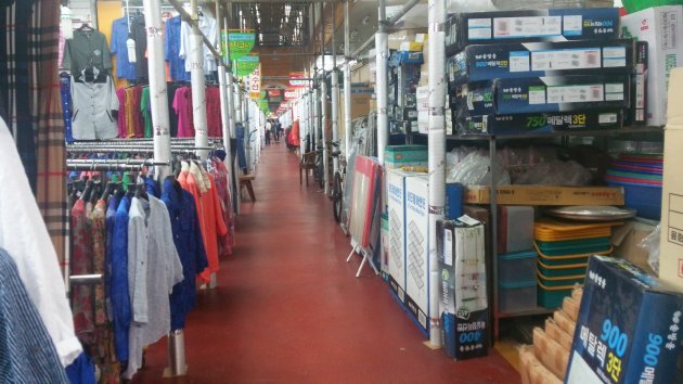 良洞覆蓋商店街(良洞覆蓋ショッピングセンター)の風景