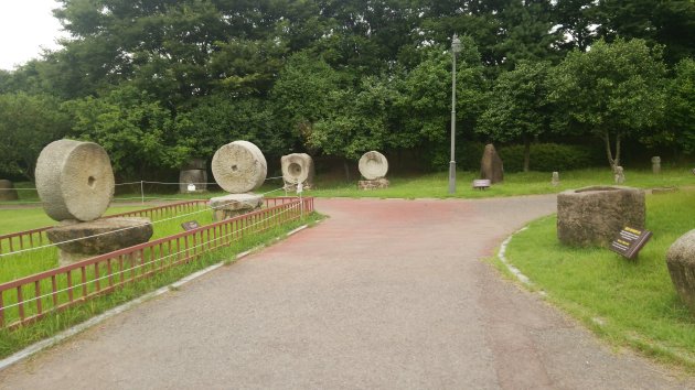 光州民俗博物館の野外展示場