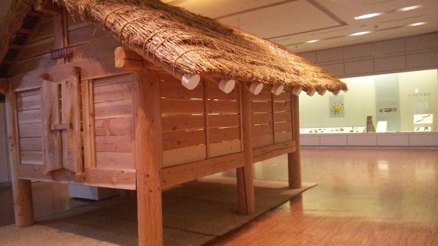 当時の建物を再現した模型