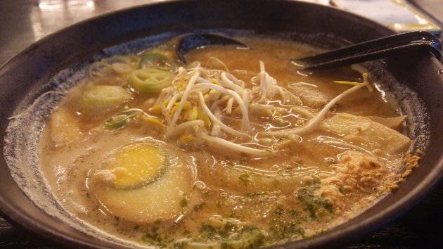 ラーメンだけをアップにして撮影した一枚