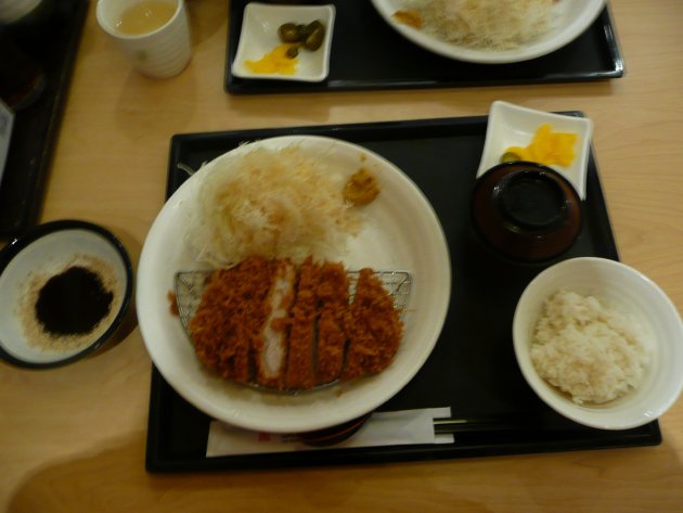 さぼてん ロッテ光州店で食べたとんかつ