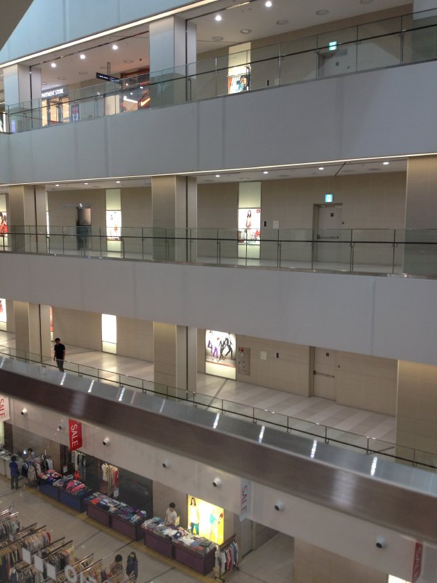 百貨店内の風景