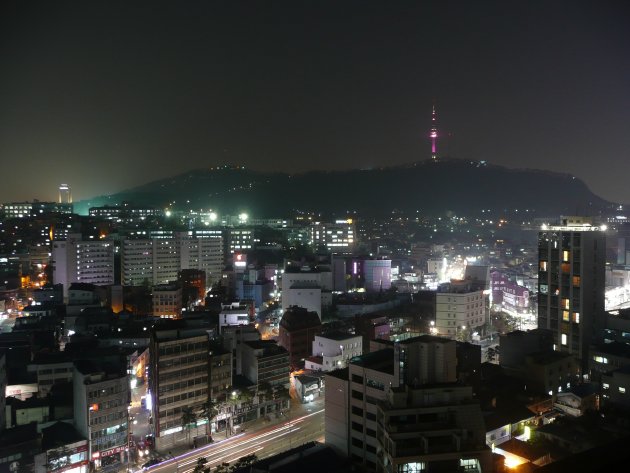 Nソウルタワー方面の夜景