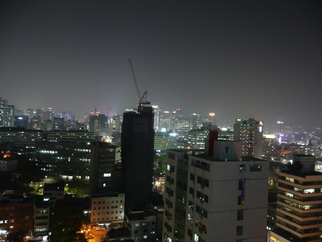 鍾路タワー方面の夜景