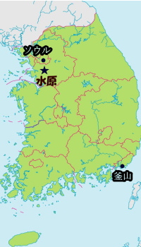 水原の地図