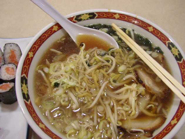 たんぽぽで食べた醤油ラーメン