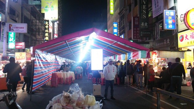 六合夜市（六合二路夜市,六合国際観光夜市）内の風景