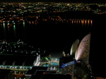 パシフィコ横浜方面の夜景