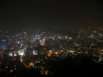 明洞～鍾路方面の夜景